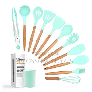 12pc Quality Silicon Nonstick Spoon Set