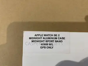 Photo - Apple Watch Se 2 Midnight Sport Band 40mm GPS Only