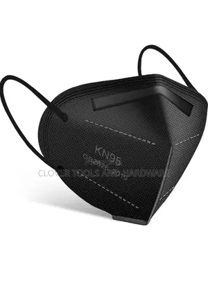 KN95-5 Layer Face Mask (10 Pcs) Black