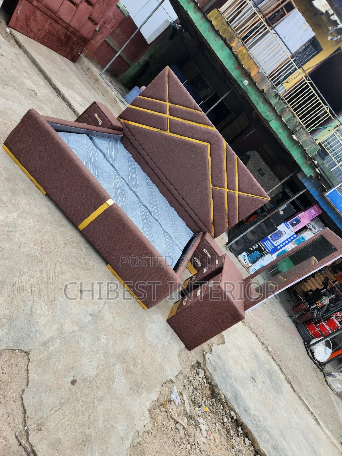 Upholstery 6by6 Bed Stand