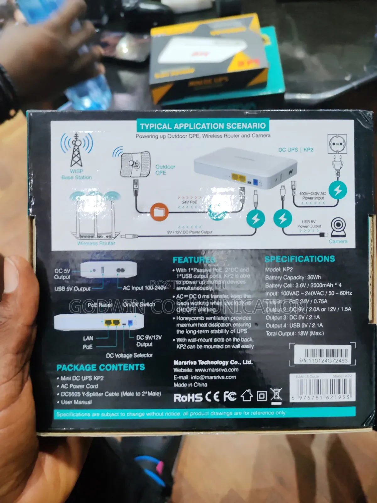 Masriva Router 10000mah