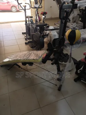 Non Foldable Sit-Up Bench With Punching Ball