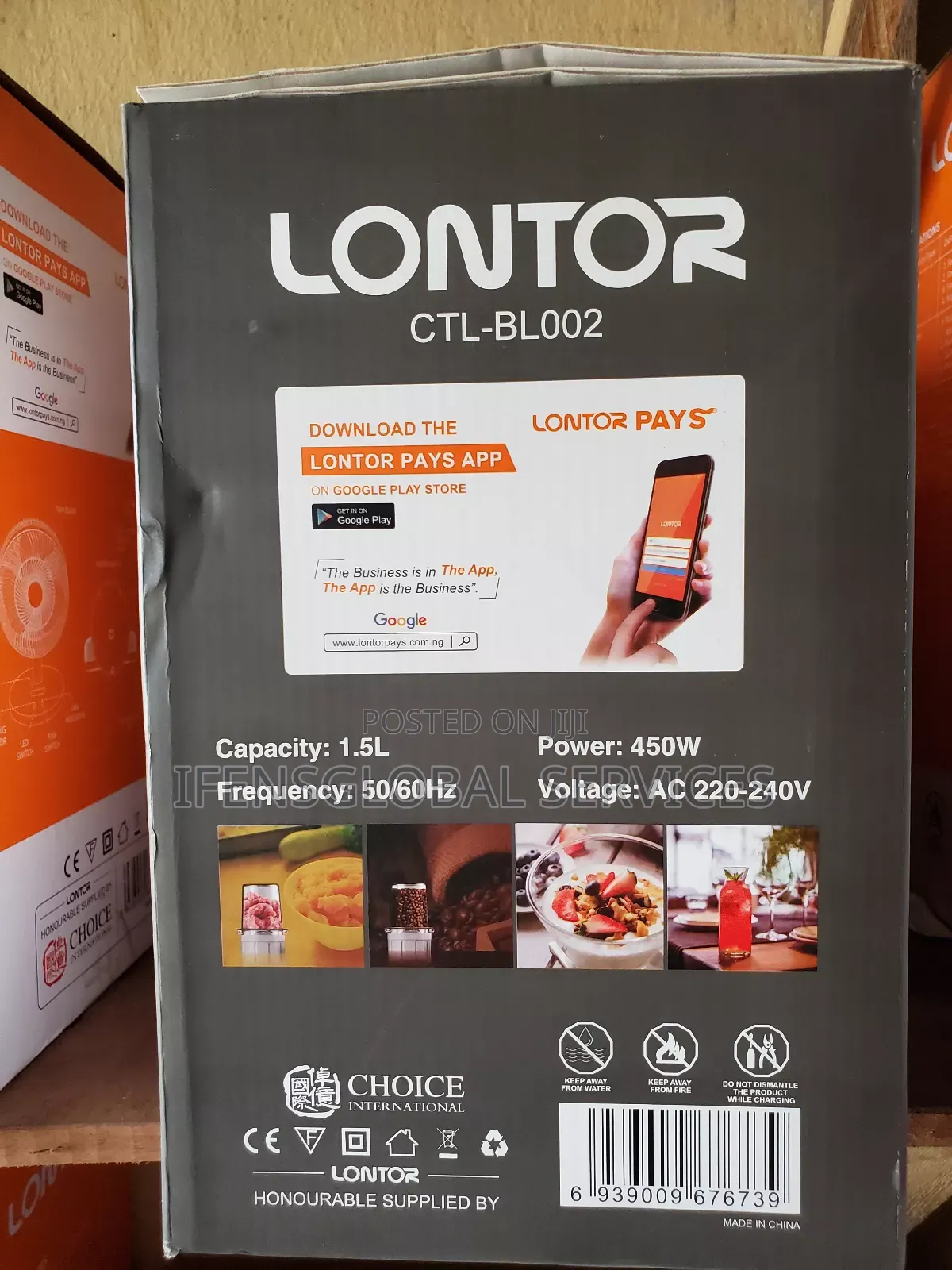 Lontor Blender 3 in 1