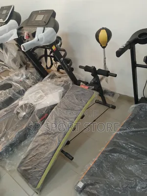 Non Foldable Sit-Up Bench With Punching Ball
