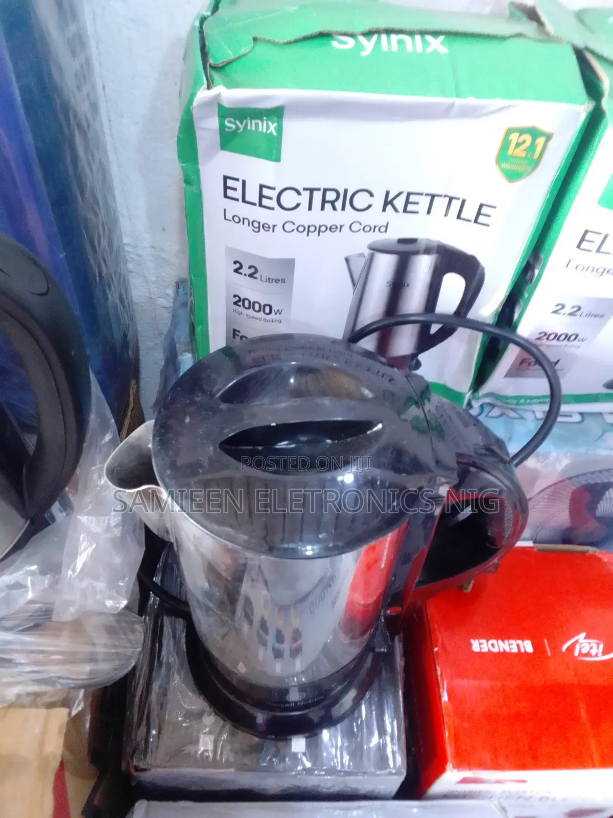 Clean Russell Hobbs Automatic Electric Kettle UK Imported