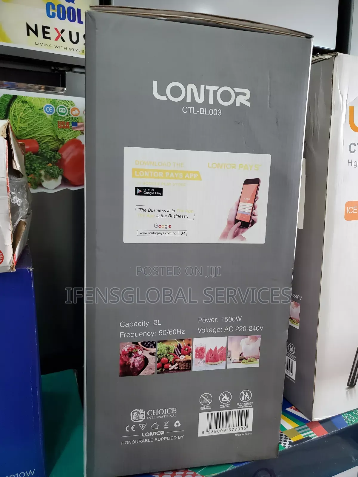 Lontor High Power Blender