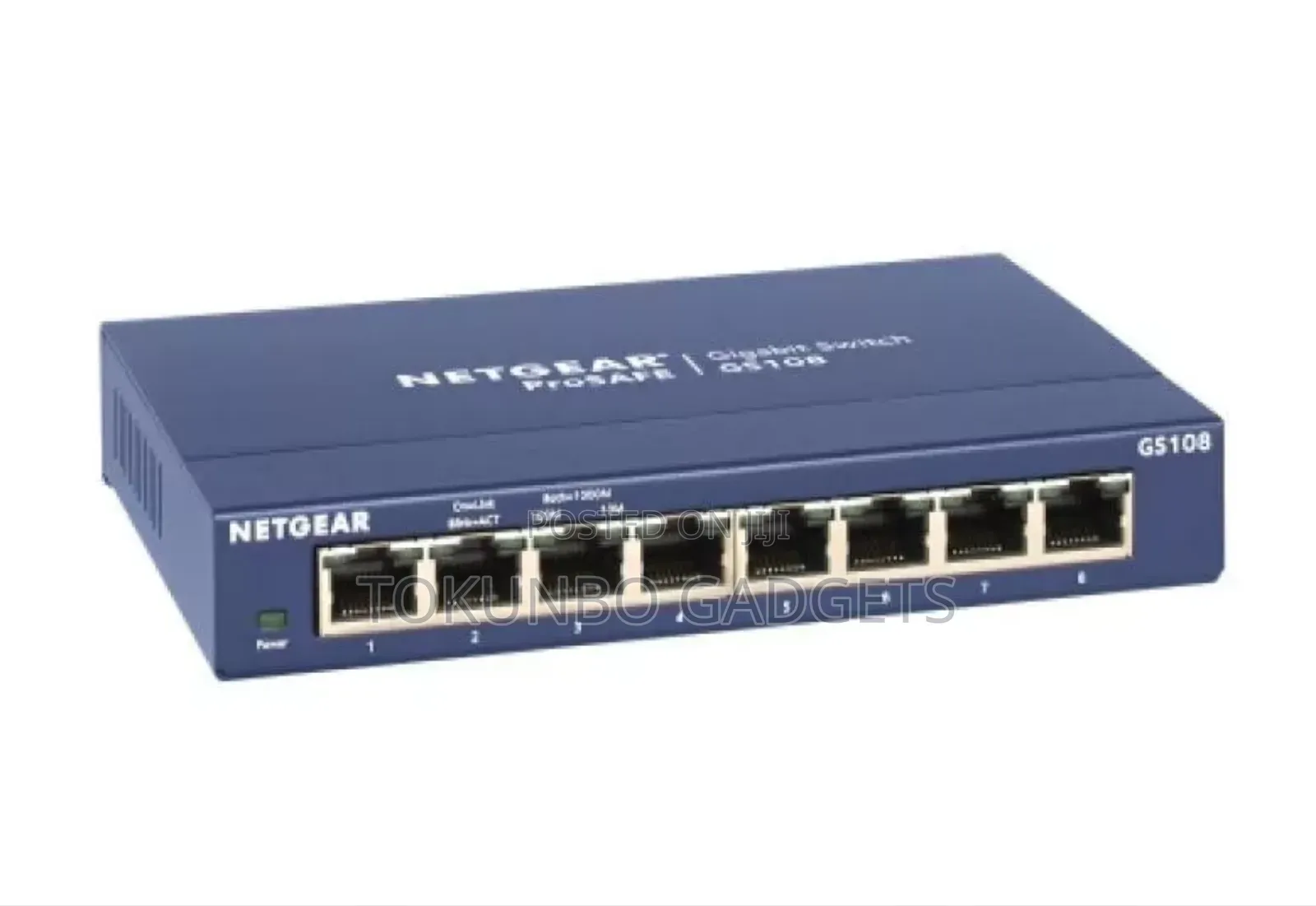 Netgear GS108 8-Port Unmanaged Gigabit Ethernet Switch