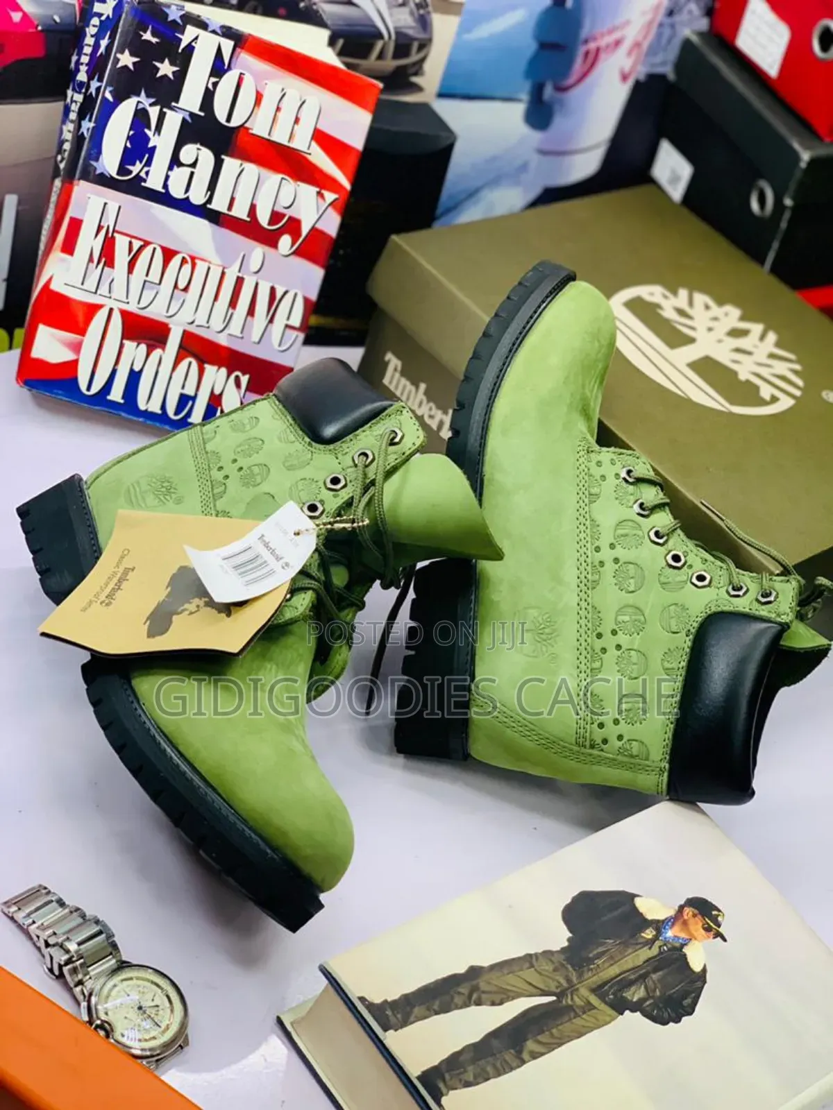 Timberland 6 Inch Premium Lace Up Flat Boots