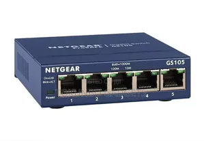 Netgear GS105 5-Port Unmanaged Gigabit Ethernet Switch