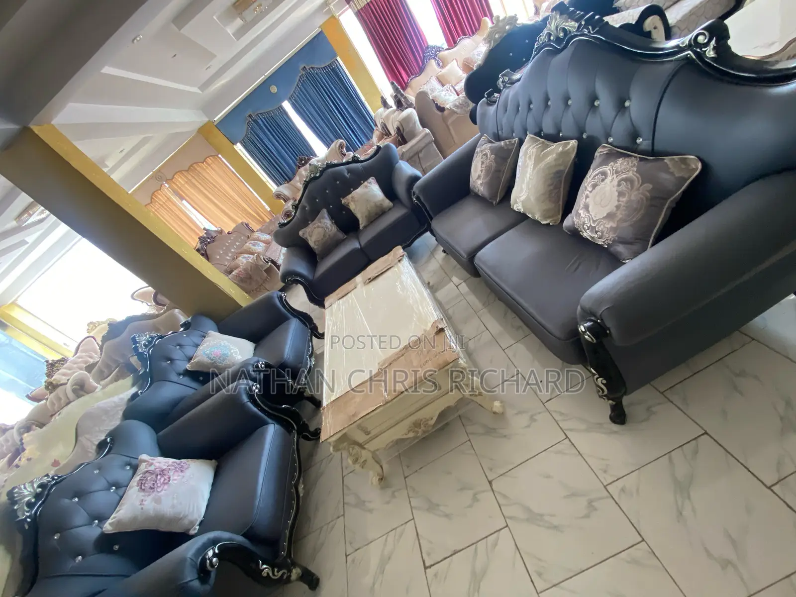High Quality Leather Sofa Set