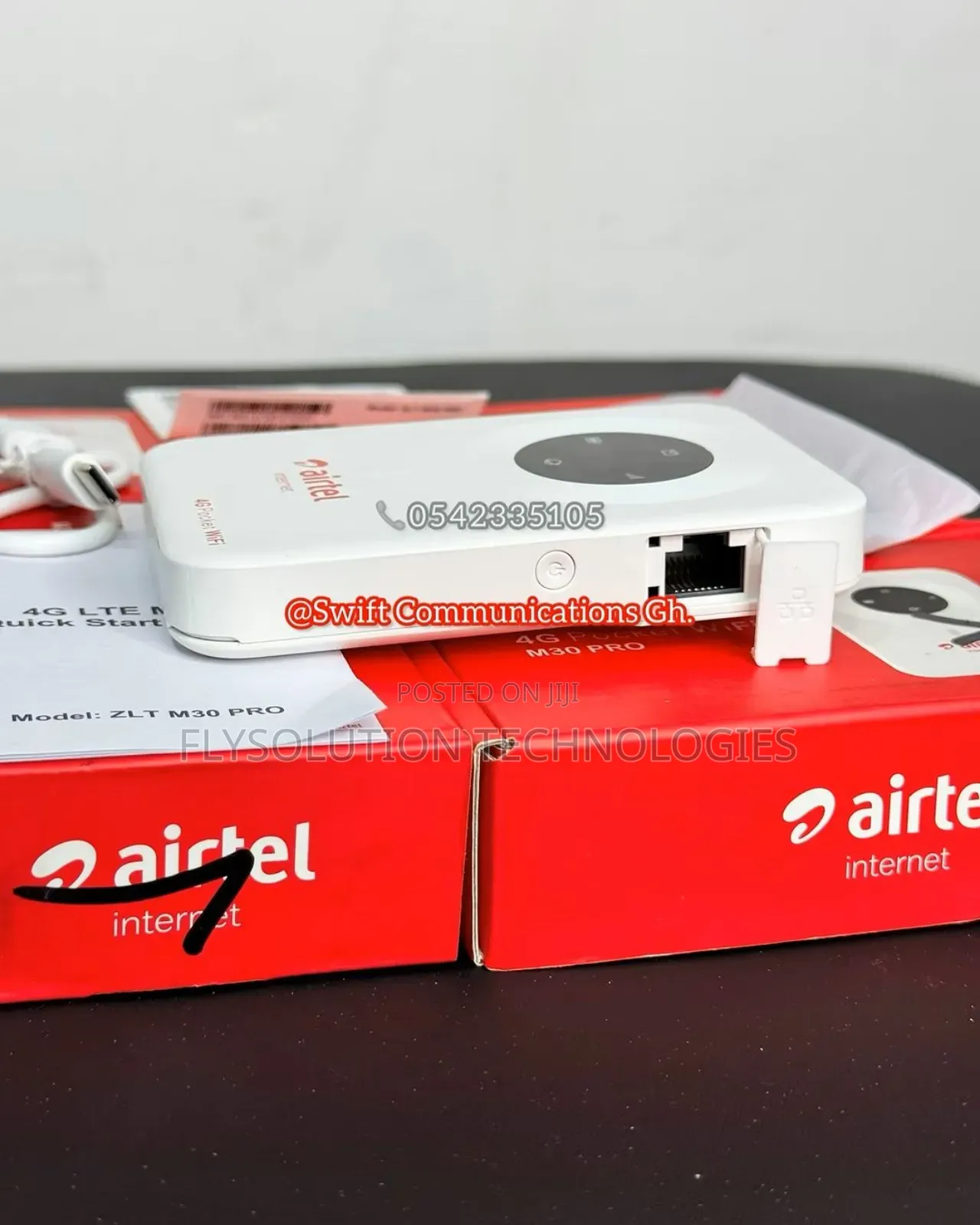 Unlocked Airtel 4g Lte Mifi Wifi - M30 Pro