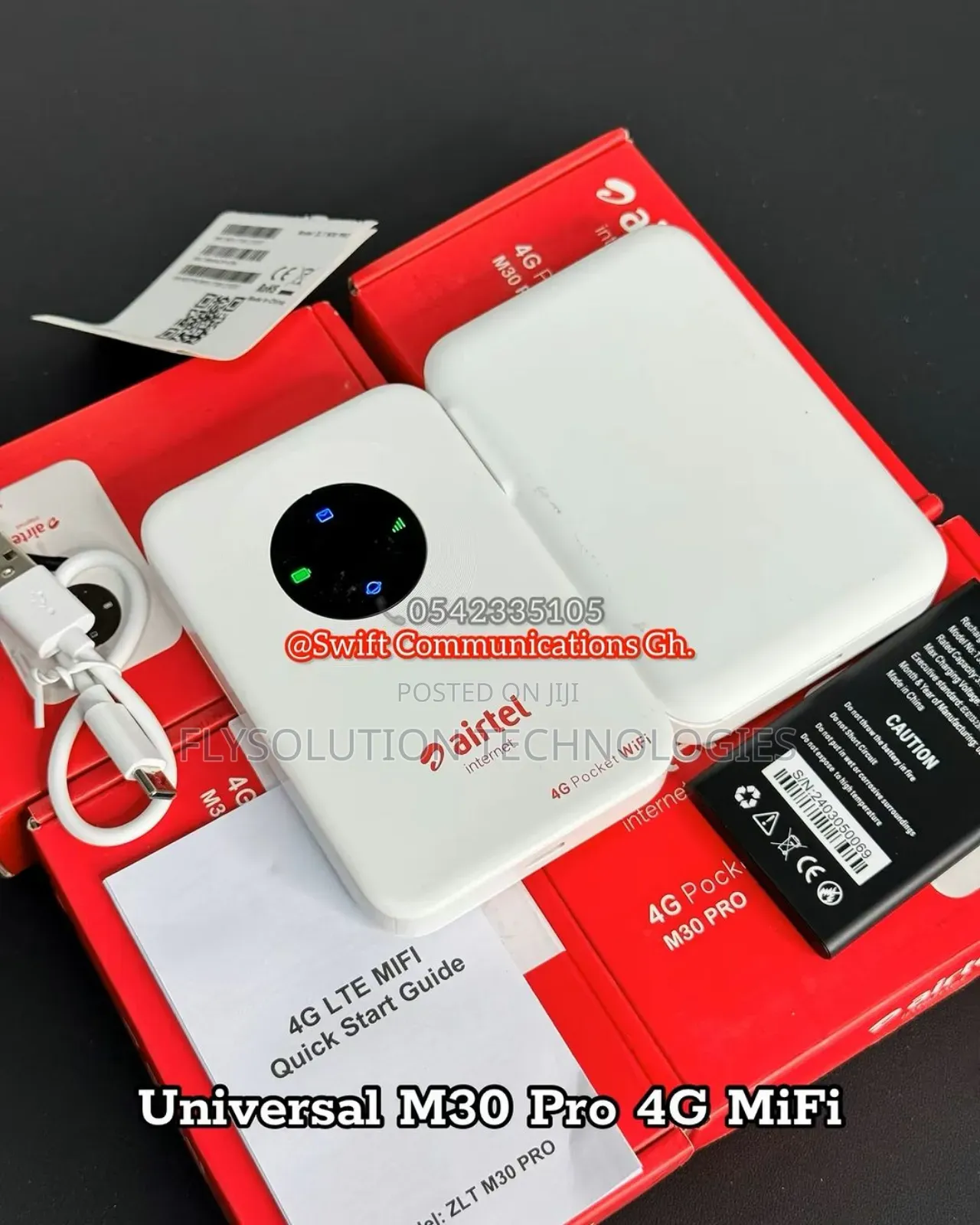 Unlocked Airtel 4g Lte Mifi Wifi - M30 Pro