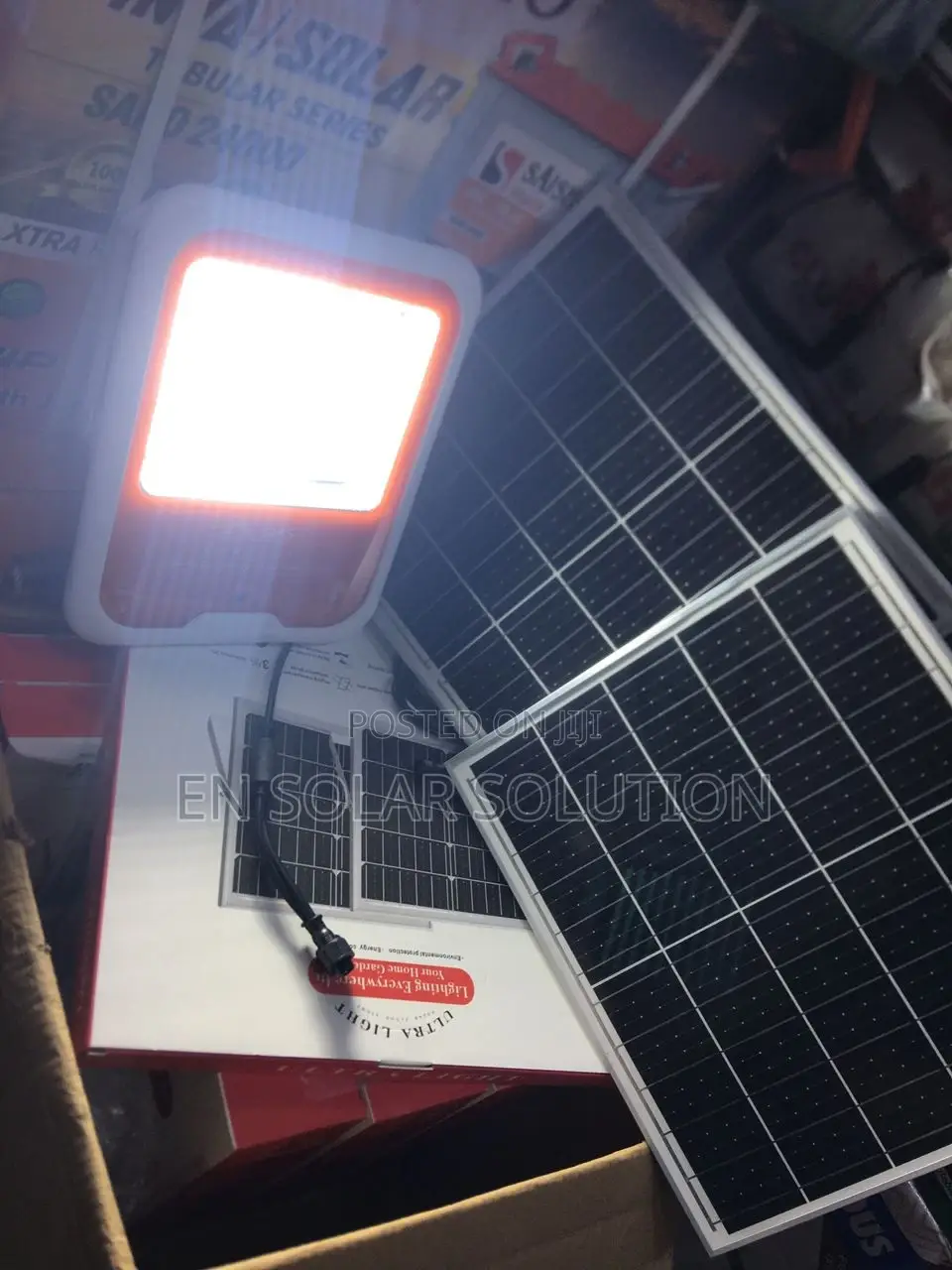 300watts SMS Solar Light With 2pic Double Panels Available in Ojo ...