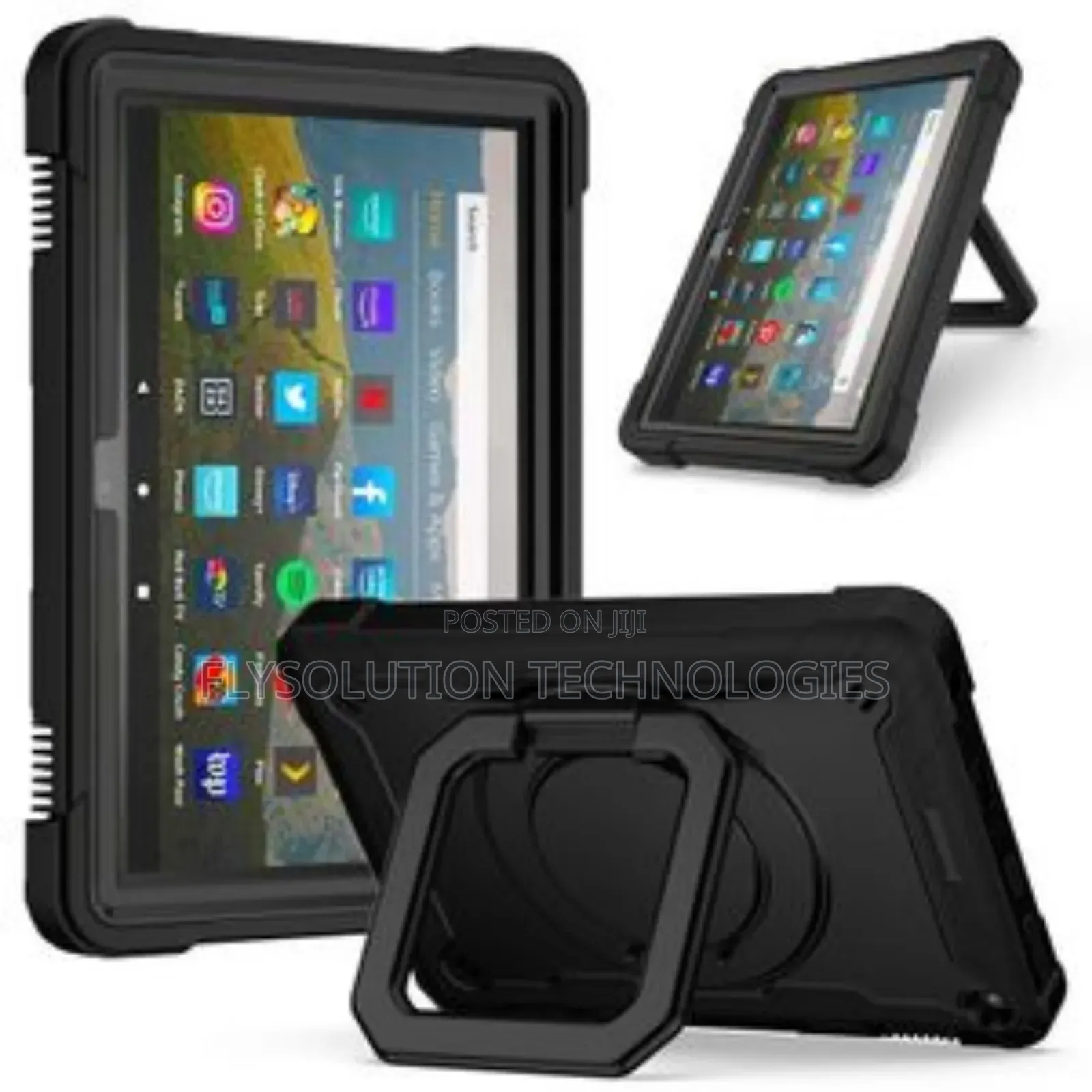 Amazon Fire HD8 Drop Shockproof Case Black