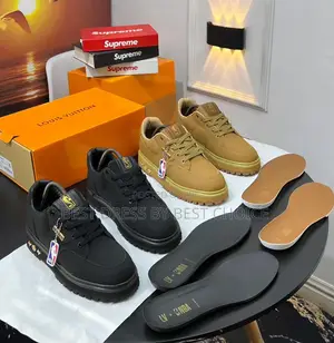 New Louis Vuitton X Nba Corporate Sneakers Mad