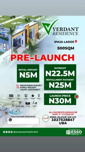 Estate Land for Sale at Ipaja Near Church Bus Stop