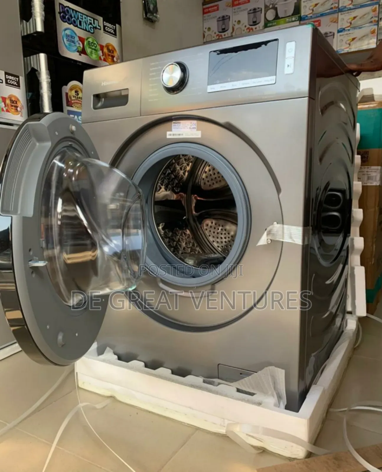 Brand New Hisense 12kg Front Loader Inverter Automatic W/M