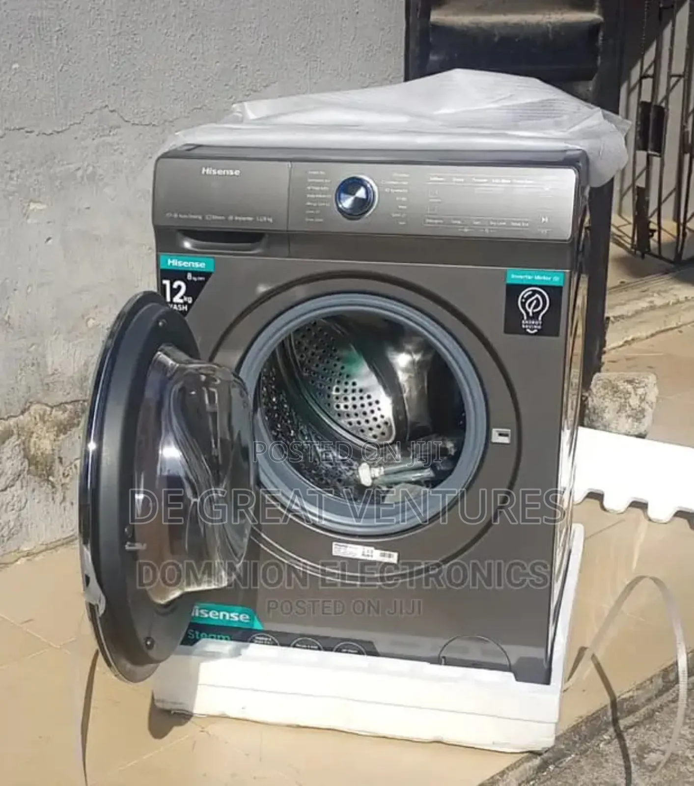Brand New Hisense 12kg Front Loader Inverter Automatic W/M