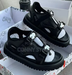 Luxury Dolce Gabbana Open-Toe
Leather Sandals