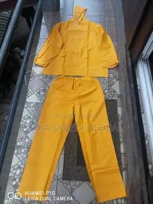 Safety Rain Coat All Sizes Available Yellow Color