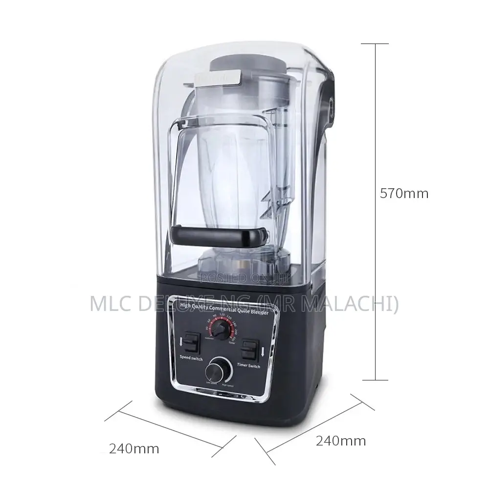 4L Soundproof Multi Purpose Cocktail Blender (H_performance)