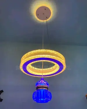 Led Droplight Chandelier With Light on the Base