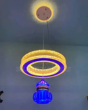 Led Droplight Chandelier With Light on the Base