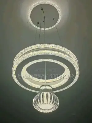 Led Droplight Chandelier With Light on the Base