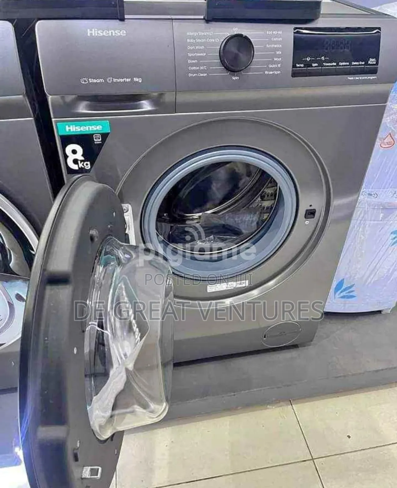 Brand New Hisense 8kg Front Loader Automatic Washing Machine