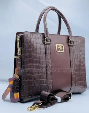 STEFANO RICCI Quality Luxury Genuine Leather Laptop Bag