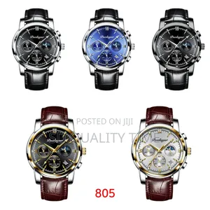 Poedagar Latest Leather Watch