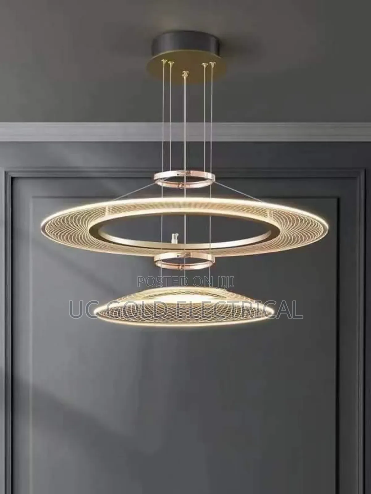 Modern Led Ring Luxurious Chandelier