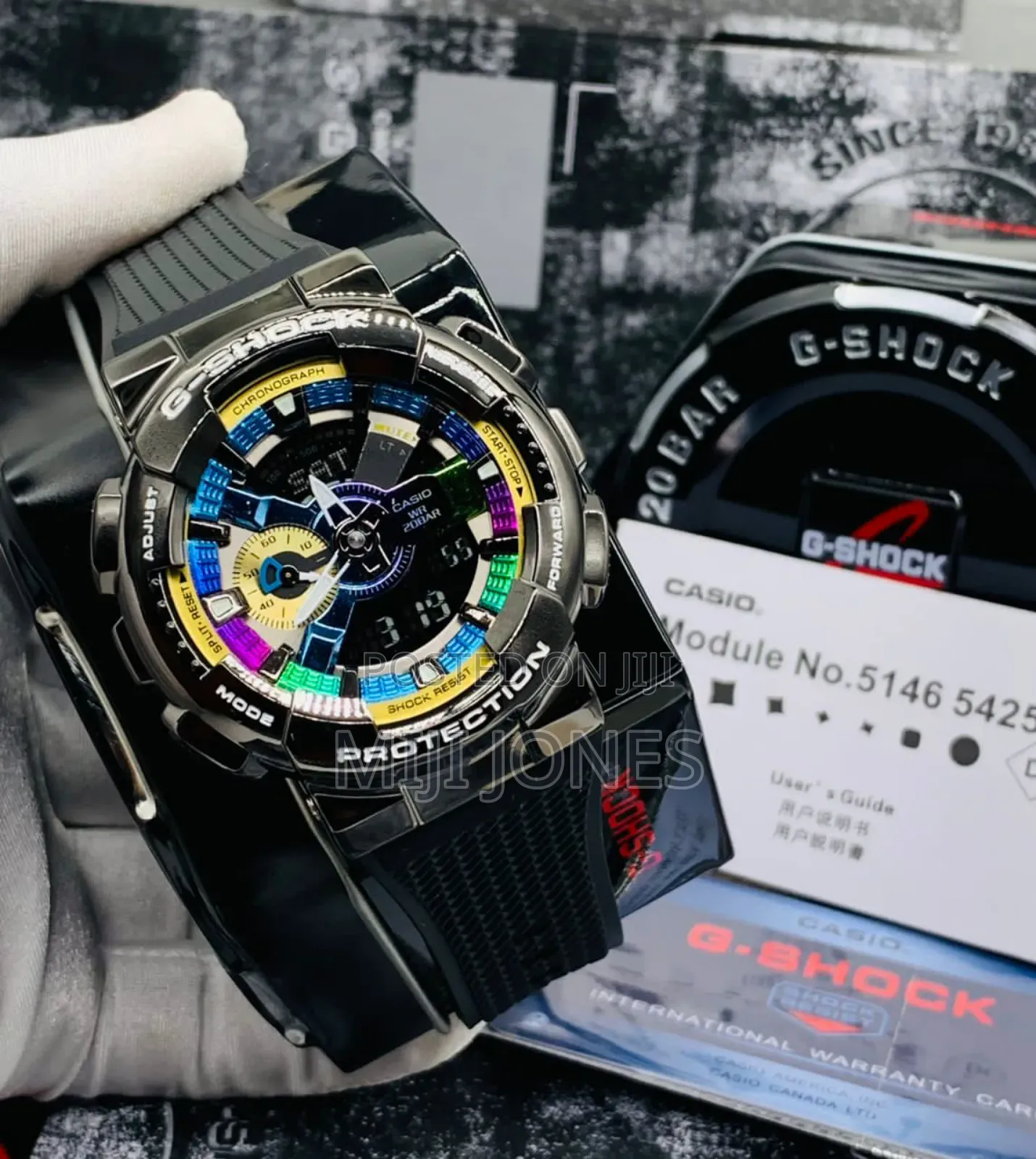 GM - 110H Gshock Rubber Wristwatch