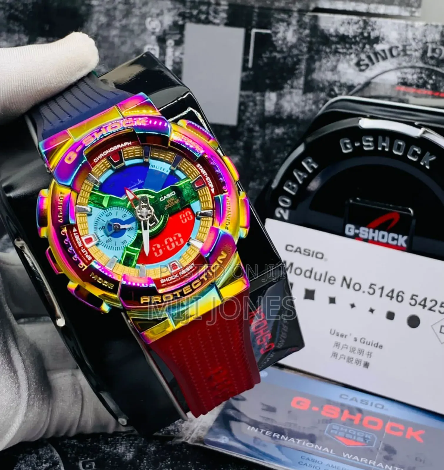 GM - 110H Gshock Rubber Wristwatch