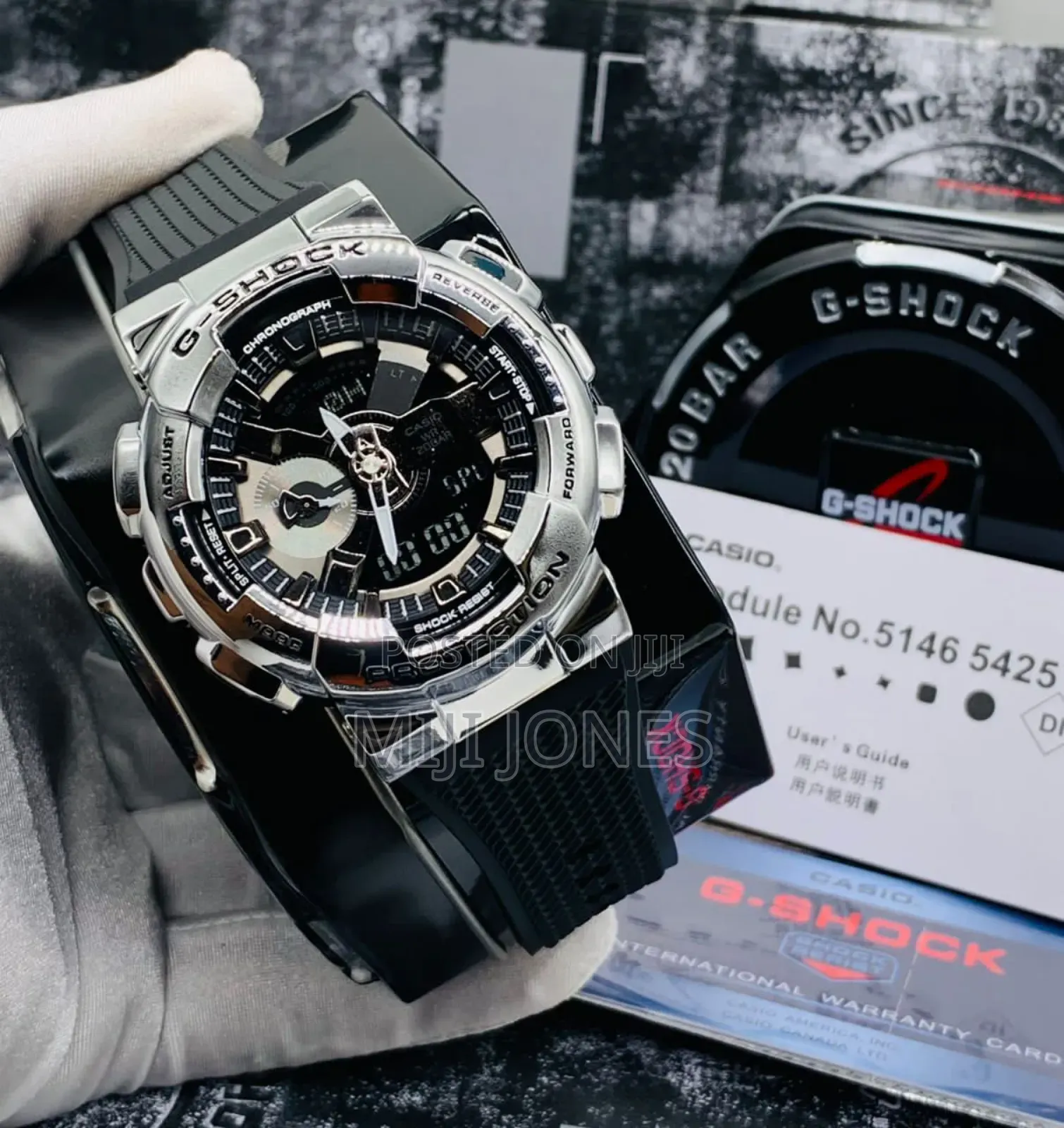 GM - 110H Gshock Rubber Wristwatch