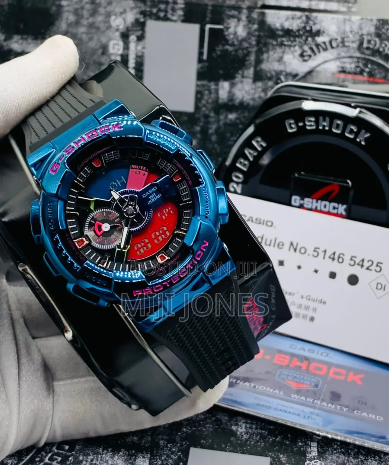 GM - 110H Gshock Rubber Wristwatch