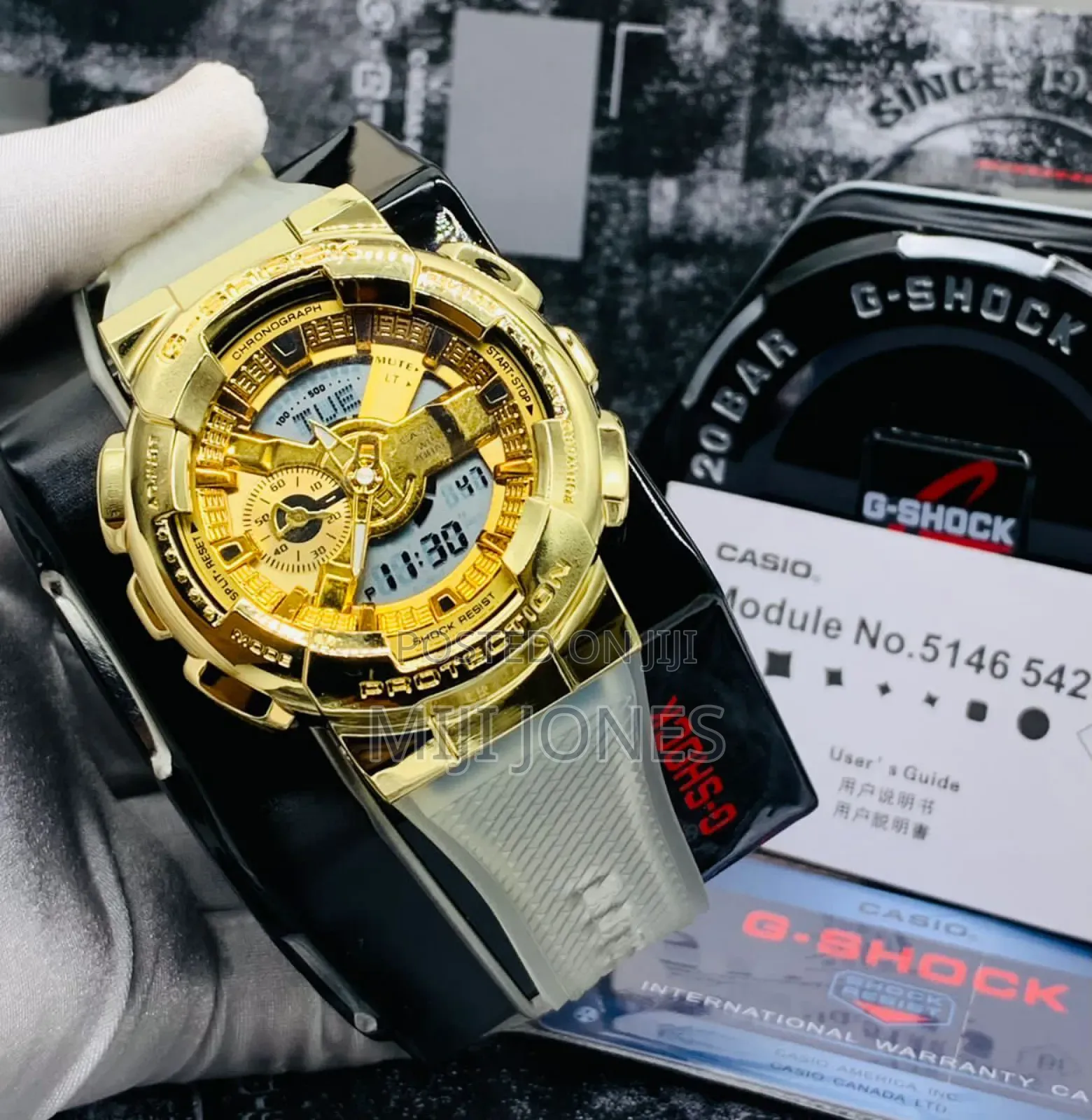 GM - 110H Gshock Rubber Wristwatch