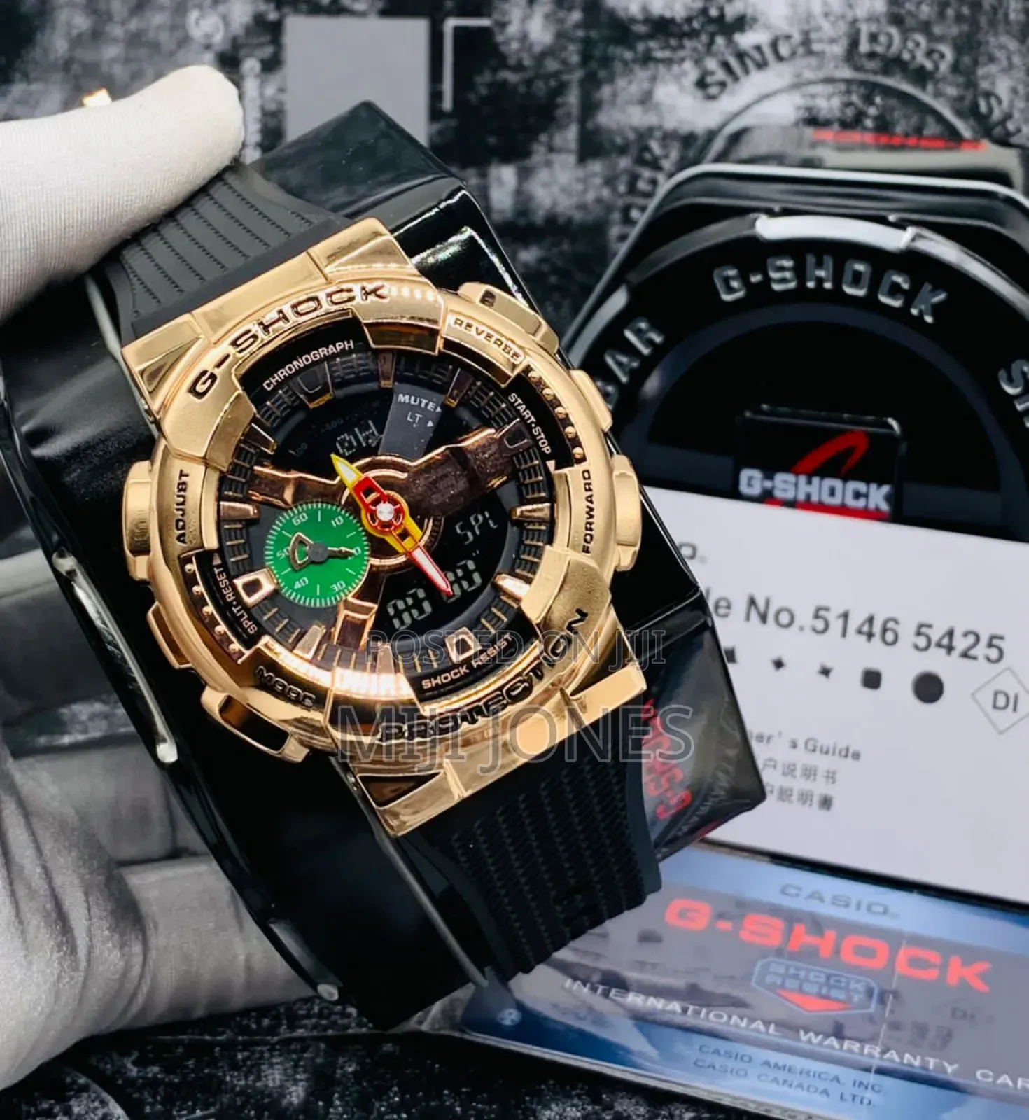 GM - 110H Gshock Rubber Wristwatch