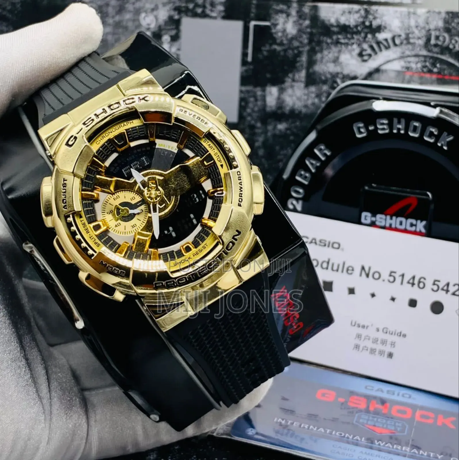 GM - 110H Gshock Rubber Wristwatch