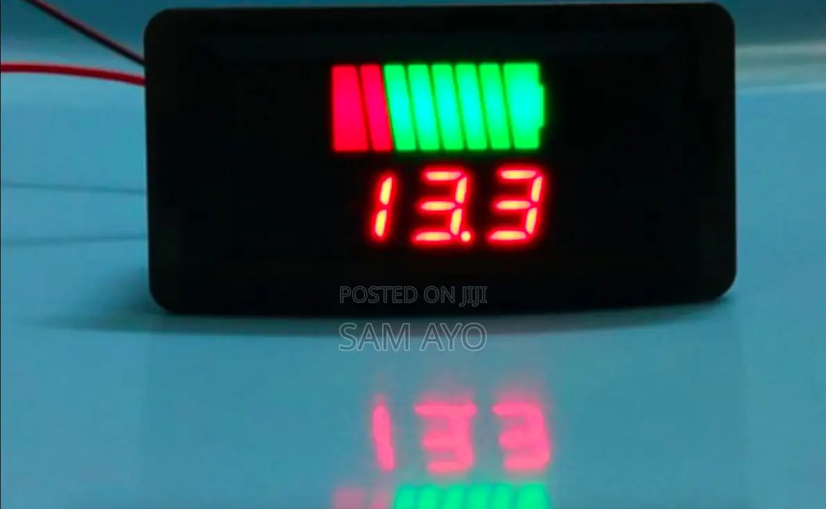 12v - 60v LCD Battery Capacity Indicator Voltmeter
