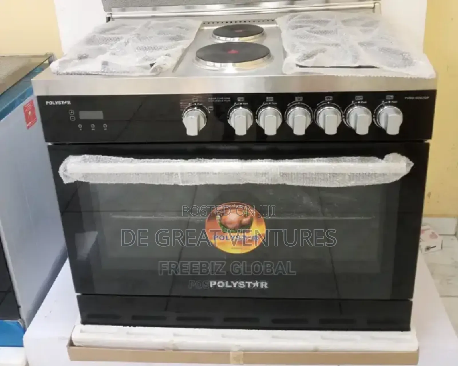 Brand New Polyester(60×90(4+2)Standing Gas Cooker>Oven Grill