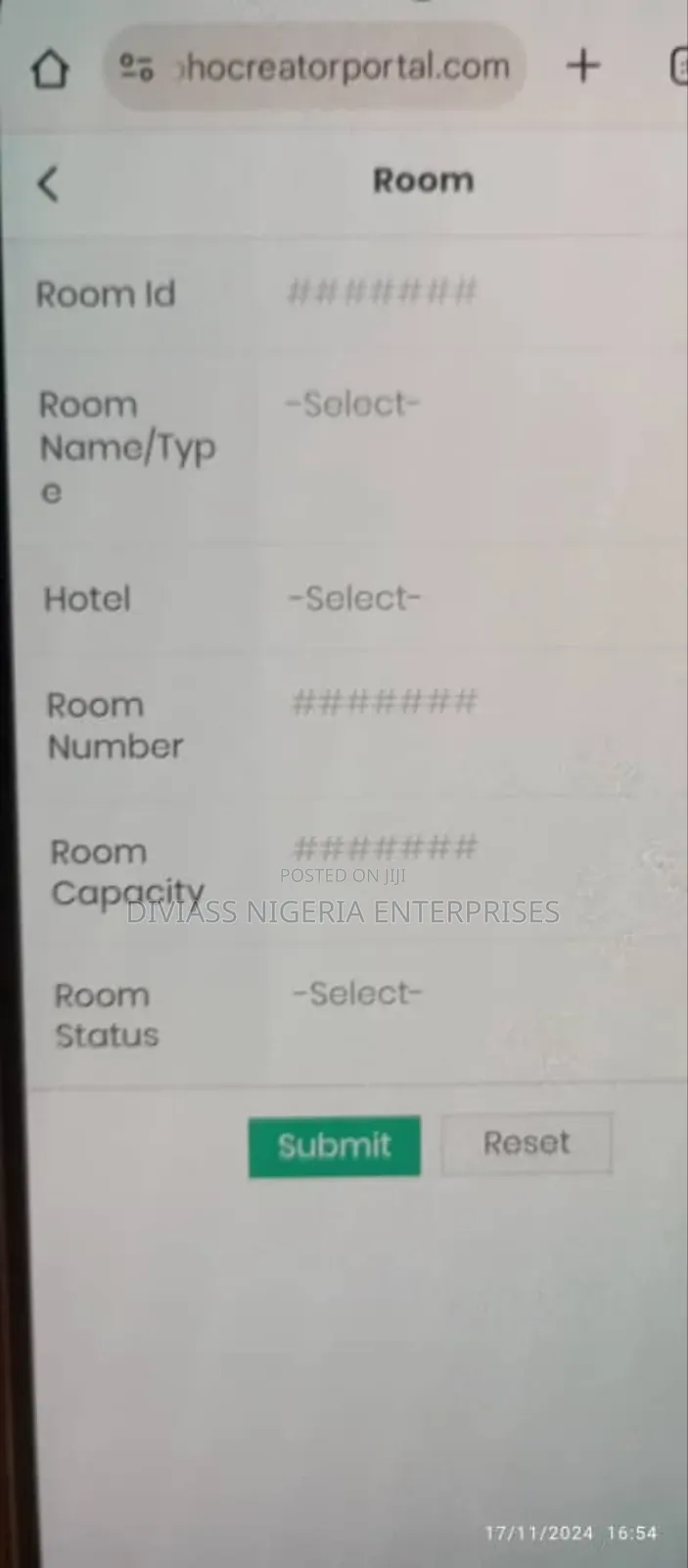 Hotel Check in and Check Out Software