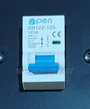 High Quality Open 125A 1 Pole DC Circuit Breaker