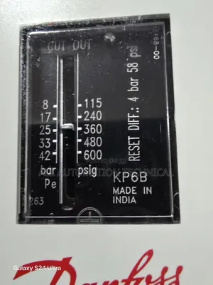 Danfoss Kp6b Pressure Switch +8/+42bar | 060-519191