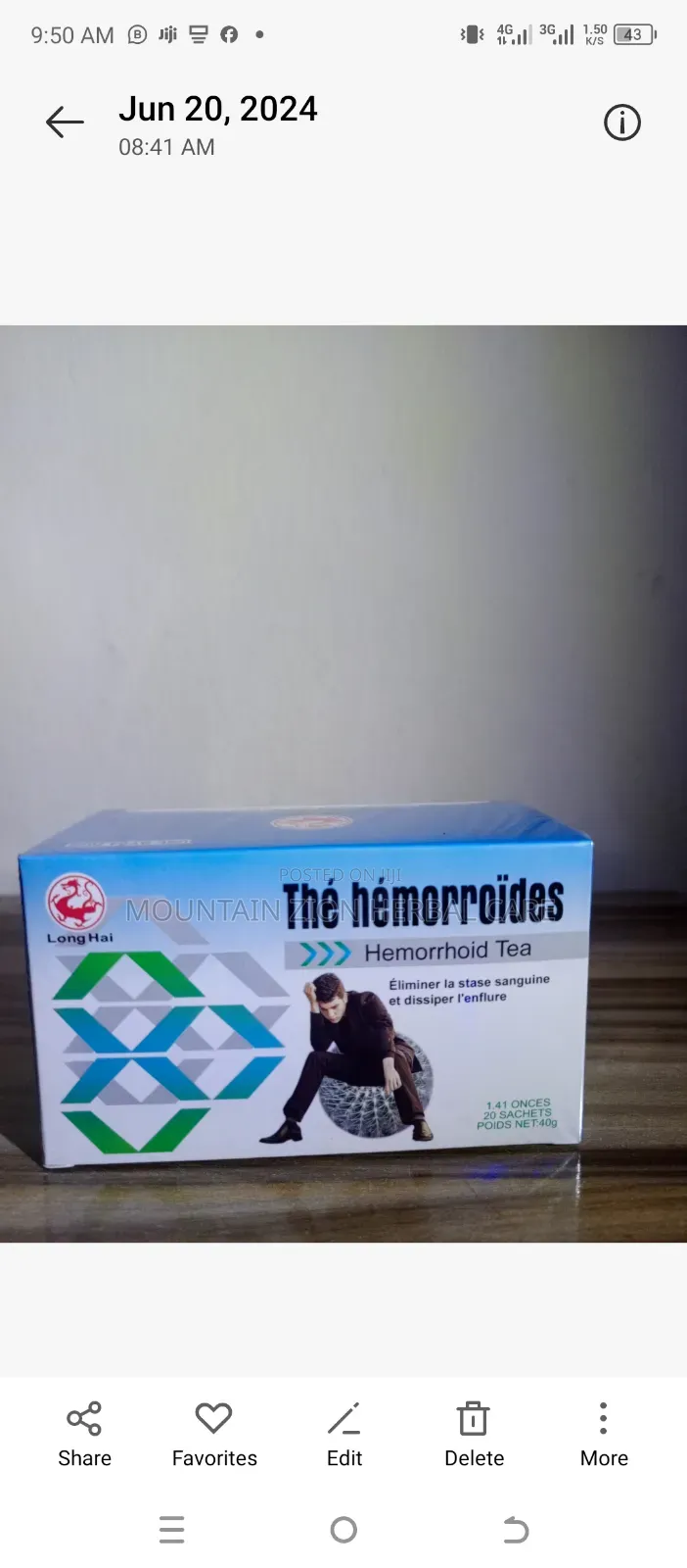 Hemorrhoid Herbal Tea
