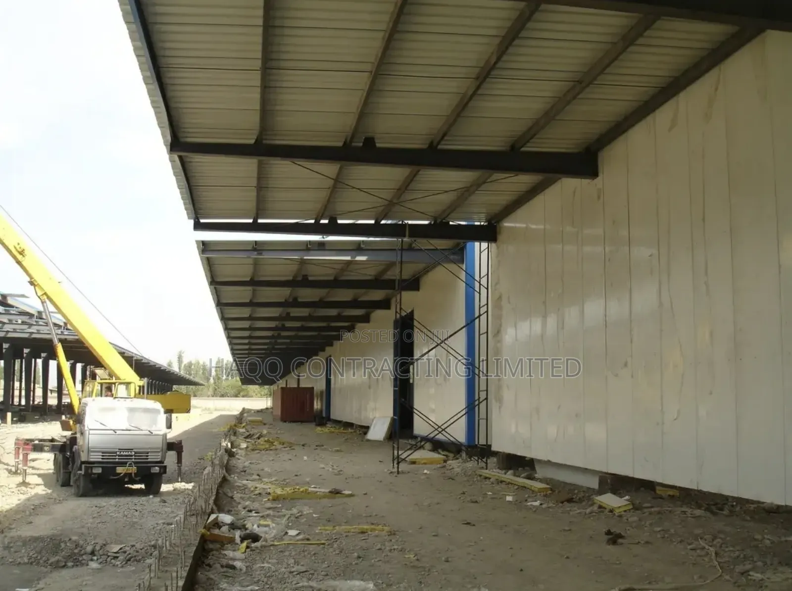 We Construct Steel Structure Factory and Warehouse