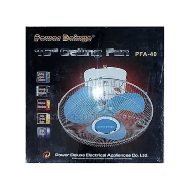 Power Deluxe 16′′ Automatic Oscillation Orbit Fan