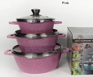 6pcs Granited Coated Cookware Set ~ 20cm 24cm 26cm