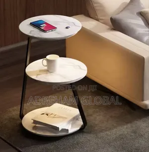 Photo - Nordic 3 Layers Living Room/Bedroom Side Stool/Table