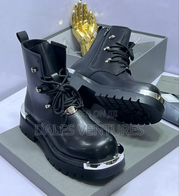 High Quality Balenciaga Ankle Leather Boot in Lekki Shoes, Dales - Main Image